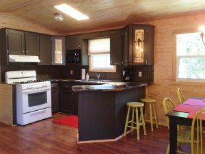 Inside the Deluxe Cabin at Ivy Lea Koa