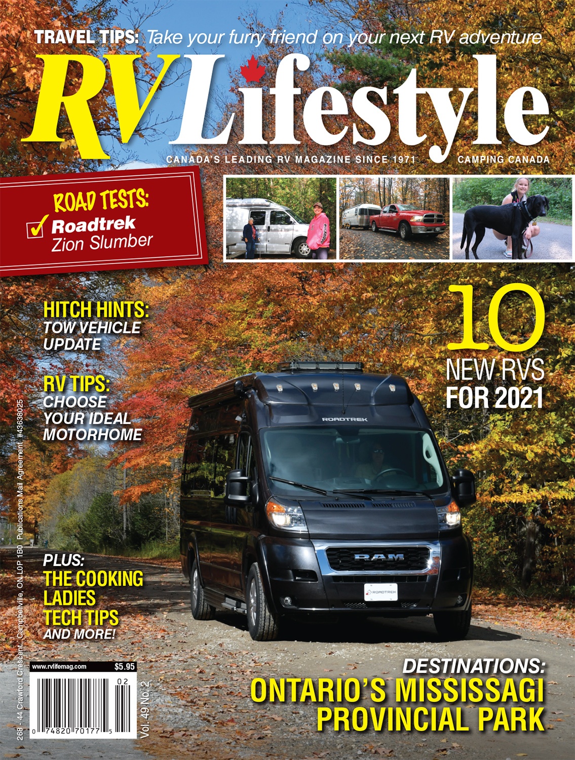 RV Lifestyle 49-2 : Roadtrek Zion Slumber - RV Lifestyle ...