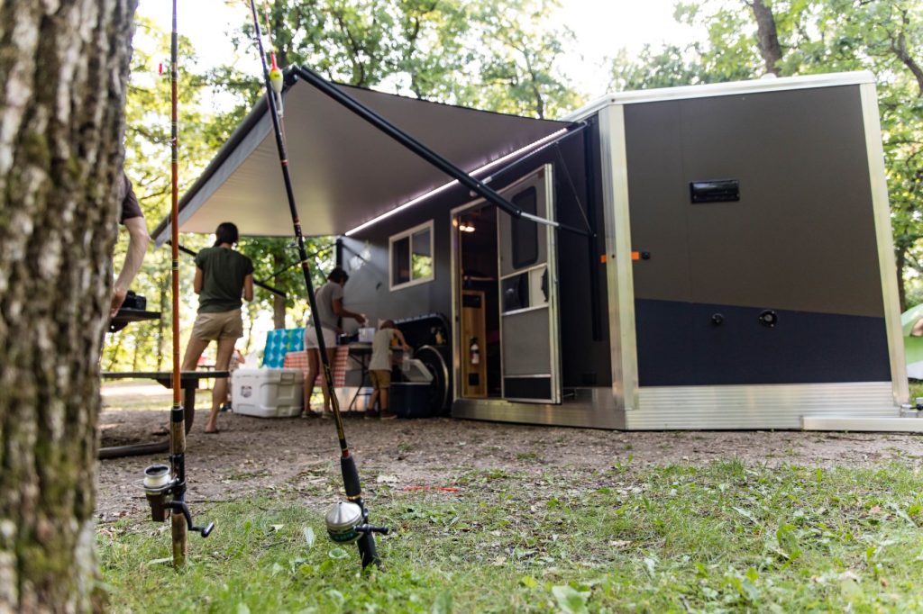 Yetti Fish House Ice Hut in Summer