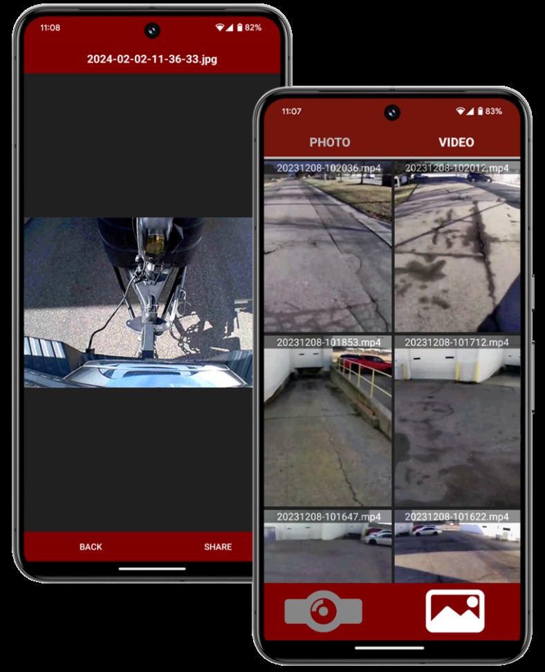 Air Lift Towtal View camera system uses a FREE app to send the image to your smartphone or tablet.