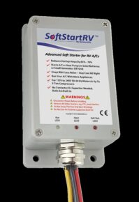 SoftStartRV is a small yet mighty piece of tech which eases your RV’s energy distribution upon startup so that A/C units and other tech can function optimally.