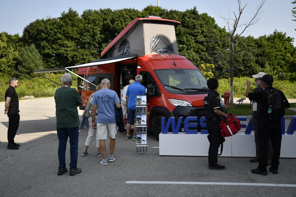 Visitors to the Roadtrek plant in Cambridge, Ontario had the opportunity to tour the 2025 Westfalia class B motorhome, manufactured at the plant for the North American market.