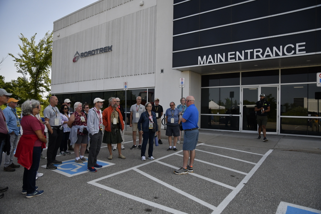 Roadtrek Head of Salesd and Customer Care Len McDougall hosted a series of plant tours during the 50th Anniversary Rally