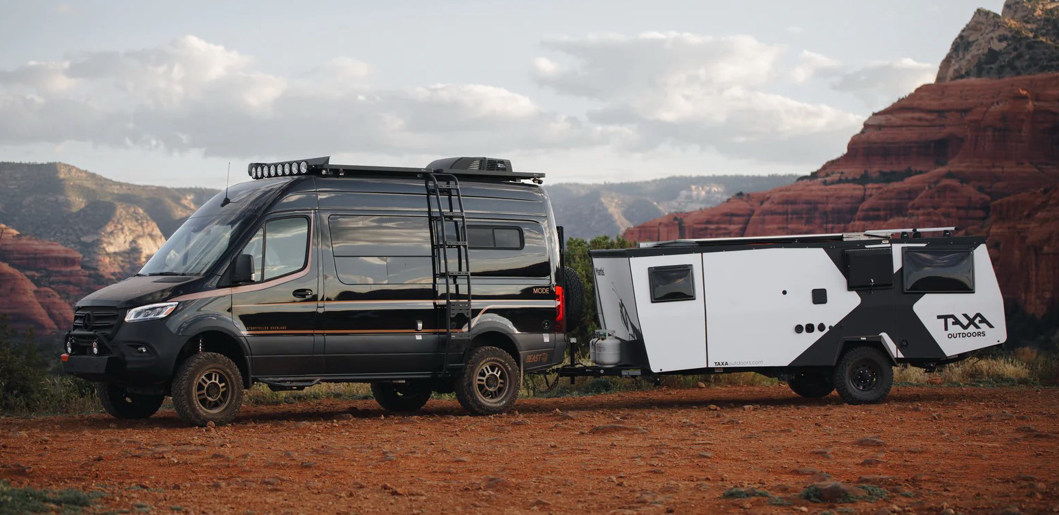 TAXA-X-Mantis off-road travel trailer for 2025