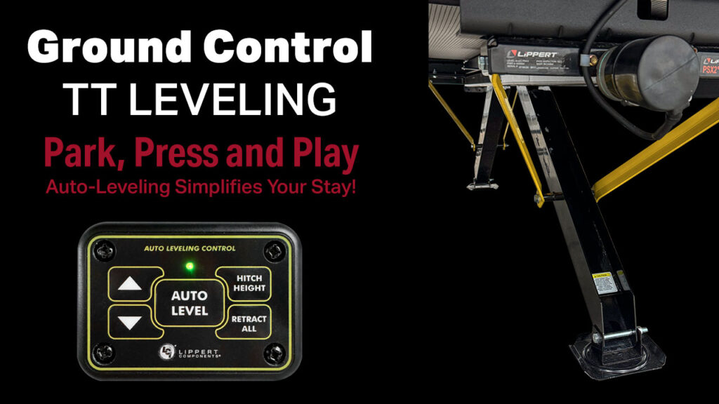 Cruiser RV - select models now offer Lippert Ground Control for travel trailer levelling