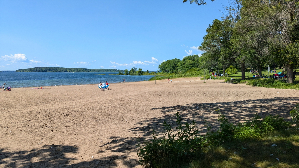 Woodlands Public Beach - photo by Cheryl Coles