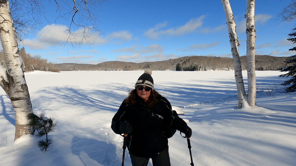 Cheryl at Arrowhead Lake - photo by Ben Coles